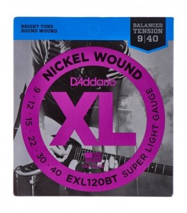 Struny do Gitary Elektrycznej D'Addario ESXL120 Double Ball End (Dwie Kulki)
