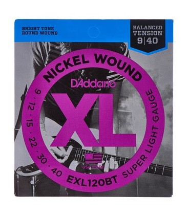 Struny do Gitary Elektrycznej D'Addario ESXL120 Double Ball End (Dwie Kulki)
