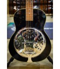 Gitara rezofoniczna Fender FR-50 Resonator CE / Round Neck – Black