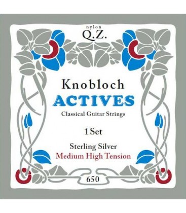 Struny do gitary klasycznej Knobloch 650 Sterling Silver Q.Z. Madium High Tension