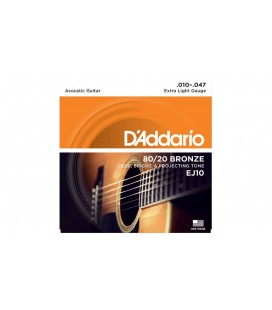 D'Addario EJ10 Bronze Acoustic Guitar Strings - struny do gitary akustycznej