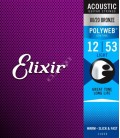 Elixir 11050 - struny do gitary akustycznej Polyweb 12-53 11050