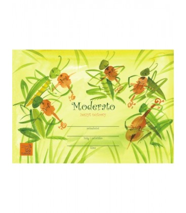 Zeszyt do nut MODERATO