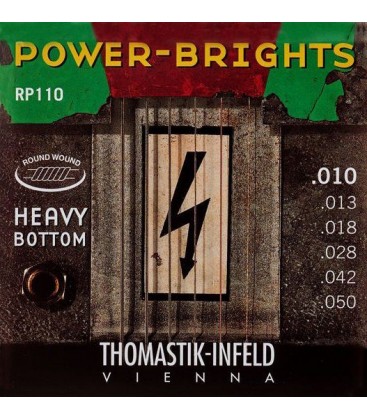 Struny do gitary elektrycznej Thomastik Power Brights Heavy Bottom RP110