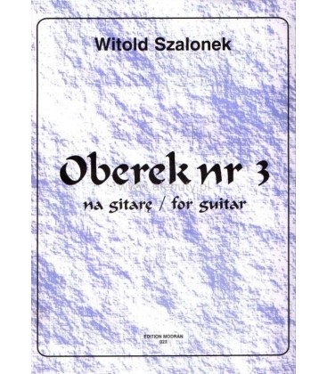 Nuty na gitarę Oberek nr 3 - Witold Szalonek