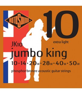 Struny do gitary akustycznej Rotosound Jumbo King JK10 10/50