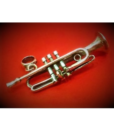 Wisiorek srebrny TRĄBKA