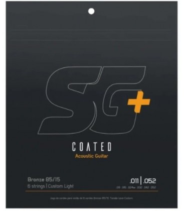 Struny do gitary akutycznej SG+ Coated Bronze 85/15 11-52 Struny do gitary akutycznej SG+ Coated Bronze 85/15 11-52