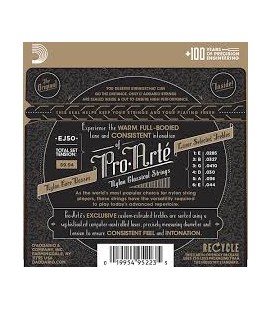 STRUNY D'ADDARIO EJ50- STRUNY DO GITARY KLASYCZNEJ