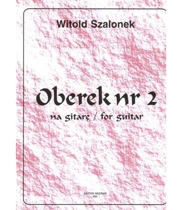Nuty na gitarę Oberek nr 2 - Witold Szalonek