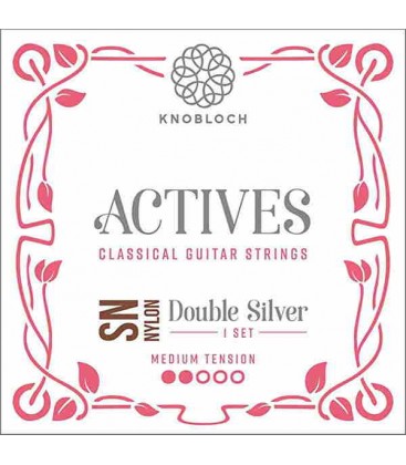Struny do gitary klasycznej Knobloch 300 Double Silver C.X. Medium Tension