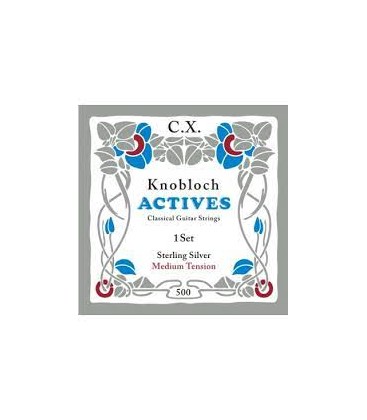 Struny do gitary klasycznej Knobloch 500 Sterling Silver C.X. Medium Tension