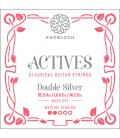 Struny do gitary klasycznej Knobloch Actives 300ADS Double Silver MT - basowe