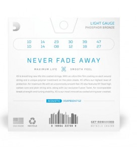 D'Addrio XSAPB1047-12 - struny do gitary akustycznej 12 strunowej