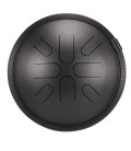 HLURU TA8-10 - Travel Tongue Drum 8 ton - ink black